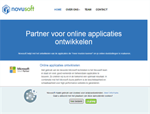 Tablet Screenshot of novusoft.nl